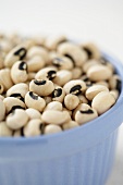 Bowl of Black-Eyed Peas, Close Up
