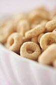 Close Up of Toasted Oat Cereal