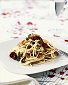 Linguine with Pepper and Bacon