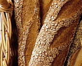 Close Up of Seeded Baguettes