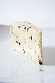 A Wedge of Wensleydale Cheese with Cranberries