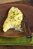 Goat Cheese and Chive Omelet