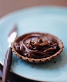 Chocolate cream tartlet