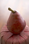 A Single Organic Starkrimson Pear