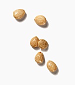 Marcona Almonds on a White Background