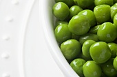 Close Up of Peas in a Bowl