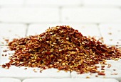 Pile of Chili Pepper Flakes