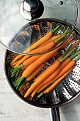 Carrots in a Steamer