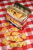 Animal Crackers In and Out of the Box; On Checked Cloth