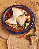 Quesadillas mit Gemüse (Mexiko)