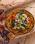 Griechischer Salat (Draufsicht)
