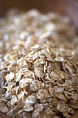 Pile of Flaked Barley, Close Up