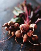 Two Bunches of Organic Beets
