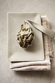 Whole Oyster with a Knife
