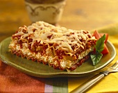 Piece of Cheese Lasagna