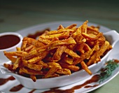Dish of Sweet Potato Fries