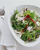 Mixed Green Salad with Goat Cheese and Pistachios