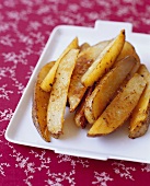 Potatoe Wedges auf einem Teller