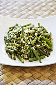 Sesame Green Beans with Scallions