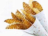 Salted Pub Fries in Paper Cones