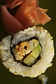 California Roll with Pickled Ginger