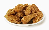 Plate of Fried Chicken Pieces