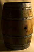 Empty Red Wine Barrel