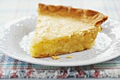 Slice of Lemon Custard Pie