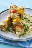 Chicken Kabobs with Couscous