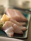 Raw Sliced Tuna