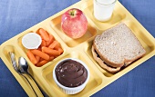 Childs Lunch Tray; From Above