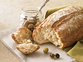 Crusty Bread with Olives