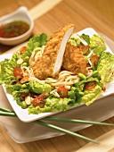 Asian Style Fried Chicken Salad