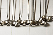 Ladles Hanging in Kitchen