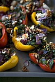 Spinach and Feta Stuffed Peppers