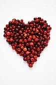 Cranberries in the Shape of a Heart