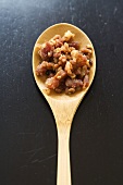 Wooden Spoonful of Bacon Bits