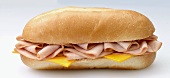 Whole Ham and Cheese Sub Sandwich