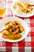 New Orleans Style Shrimp with Beer