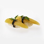 Nigiri-Sushi mit Hering