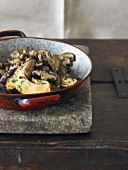 Sauteed Mushrooms in a Skillet