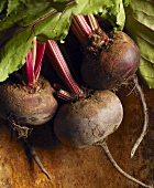 Fresh Picked Beets with Greens