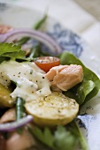 Trout Salad with Creamy Dressing