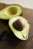Halved Avocado with Pit