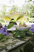 Margaritas on Outdoor Table