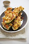 Rice Stuffed Courgettes