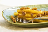 Grilled Pineapple with Walnuts
