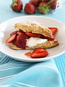 Strawberry Shortcake (Erdbeerdessert, USA)