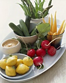 Fresh Vegetable Crudite Platter