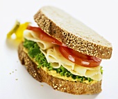 Vollkorn-Sandwich mit Käse